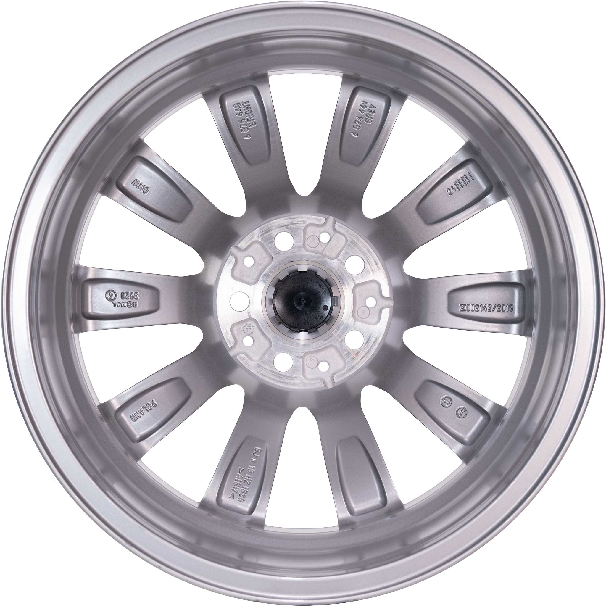 BMW 684 Ferric Grey with Bright Turned Alloy Wheel Product Image #3