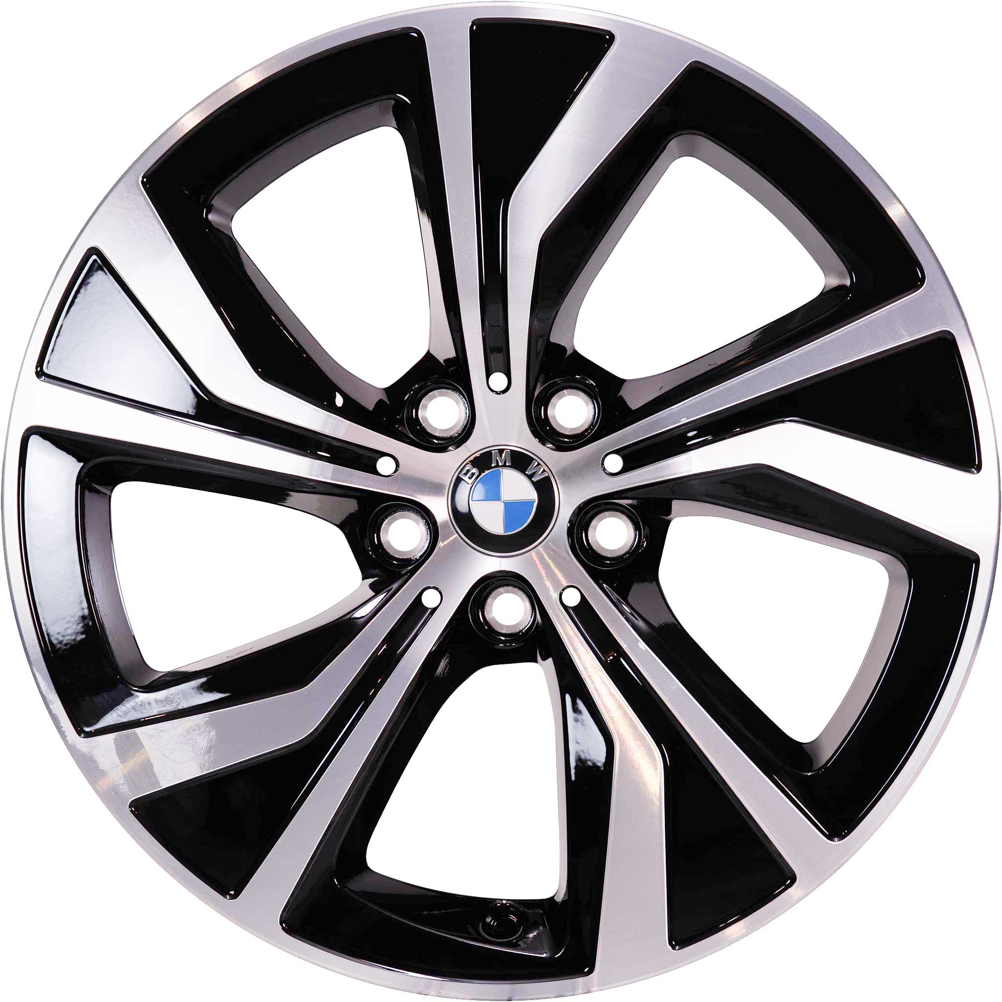 BMW 689 Jet Black with Bright Turned Alloy Wheel Product Image #1