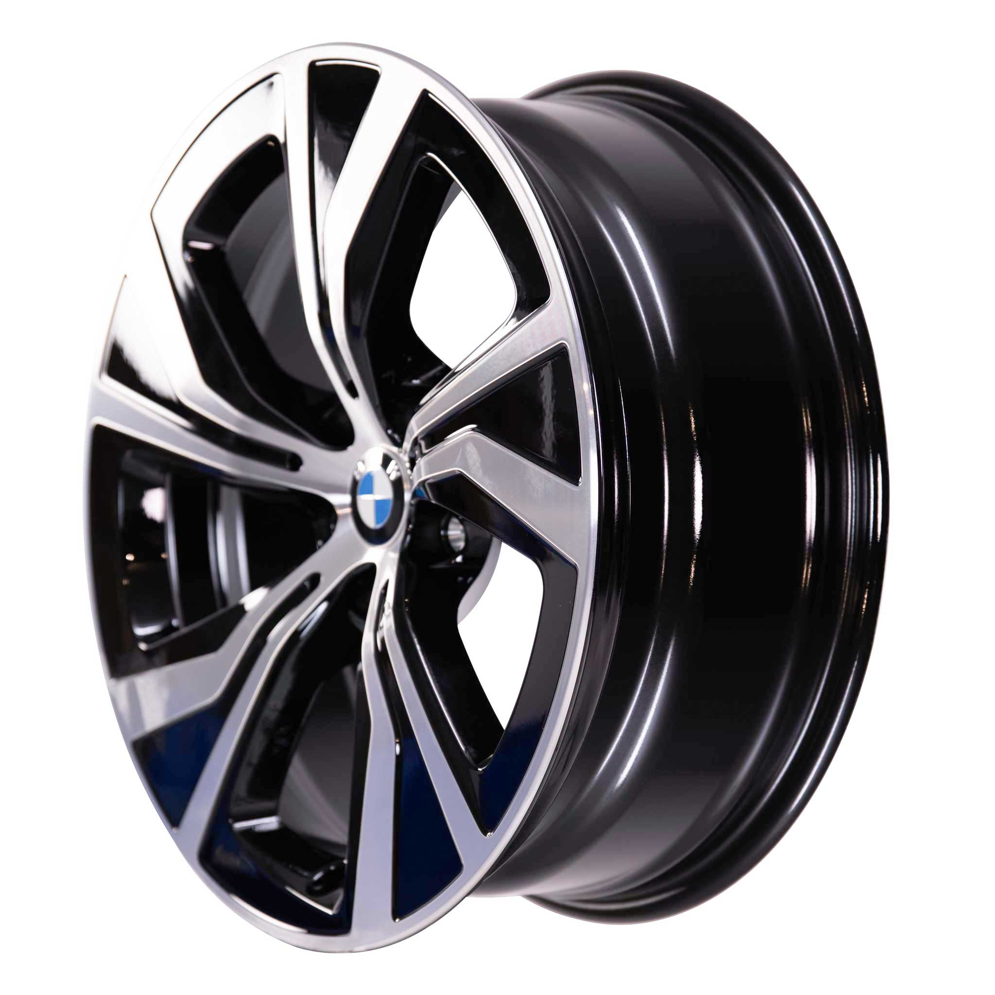 BMW 689 Jet Black with Bright Turned Alloy Wheel Product Image #2
