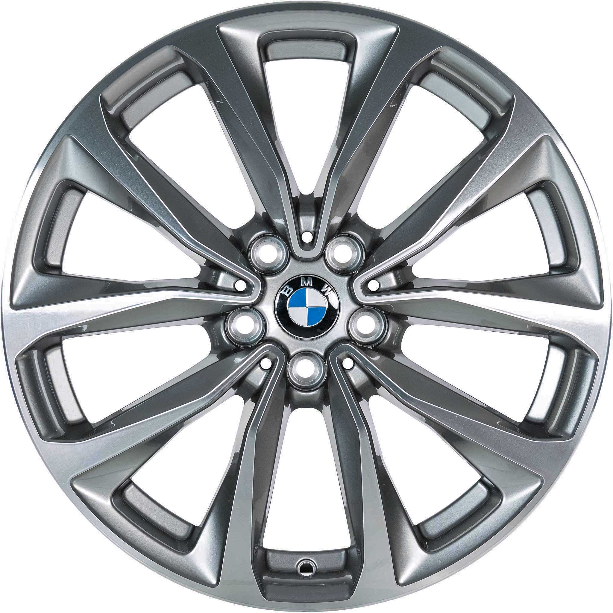 BMW 692 Ferric Grey with Bright Turned Alloy Wheel Product Image #1