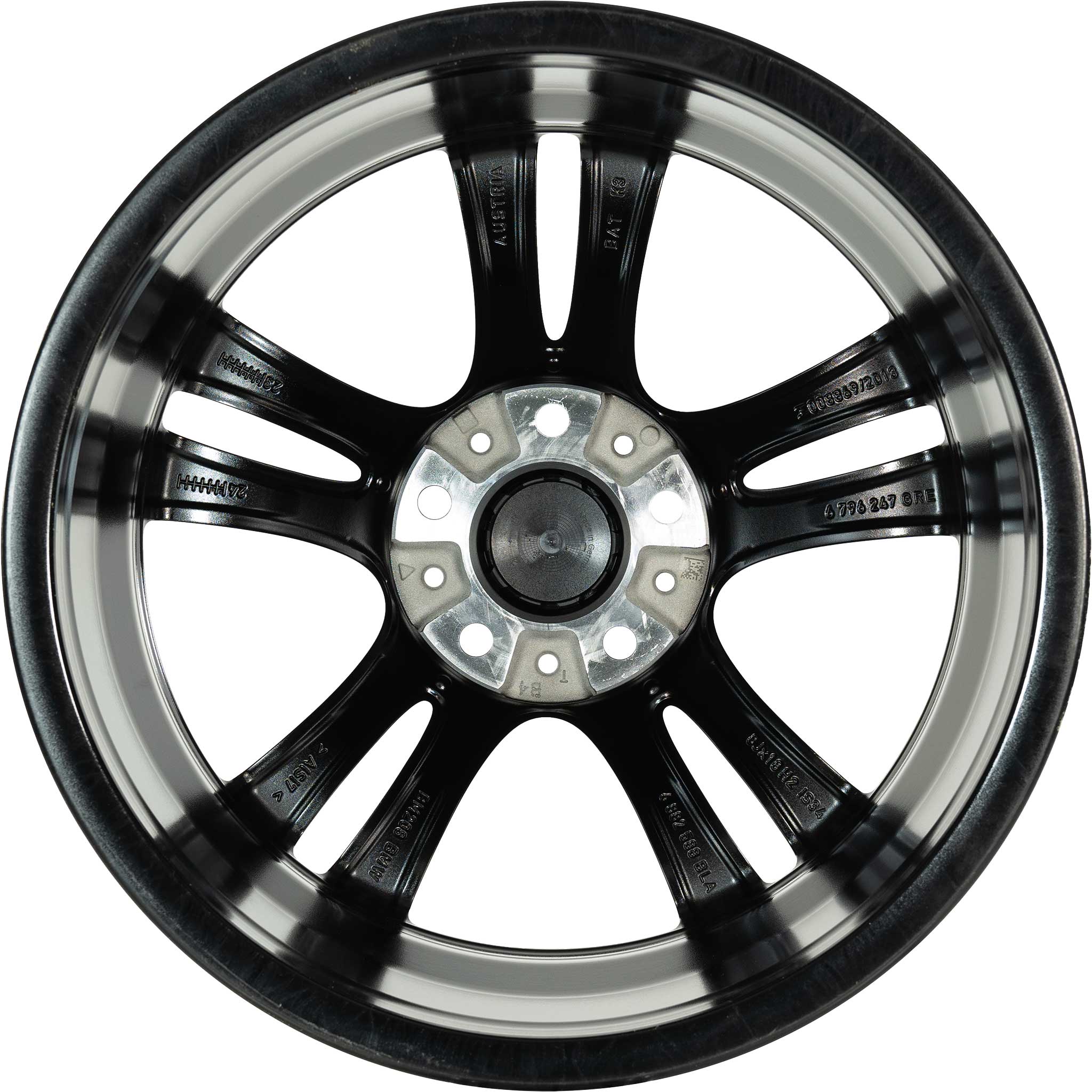 BMW 397 Jet Black with Bright Turned Alloy Wheel Product Image #3