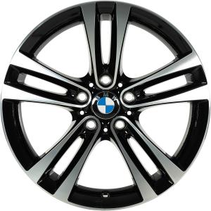 BMW 397 Jet Black with Bright Turned Alloy Wheel for BMW 3 Series F31 - Sizes 18in