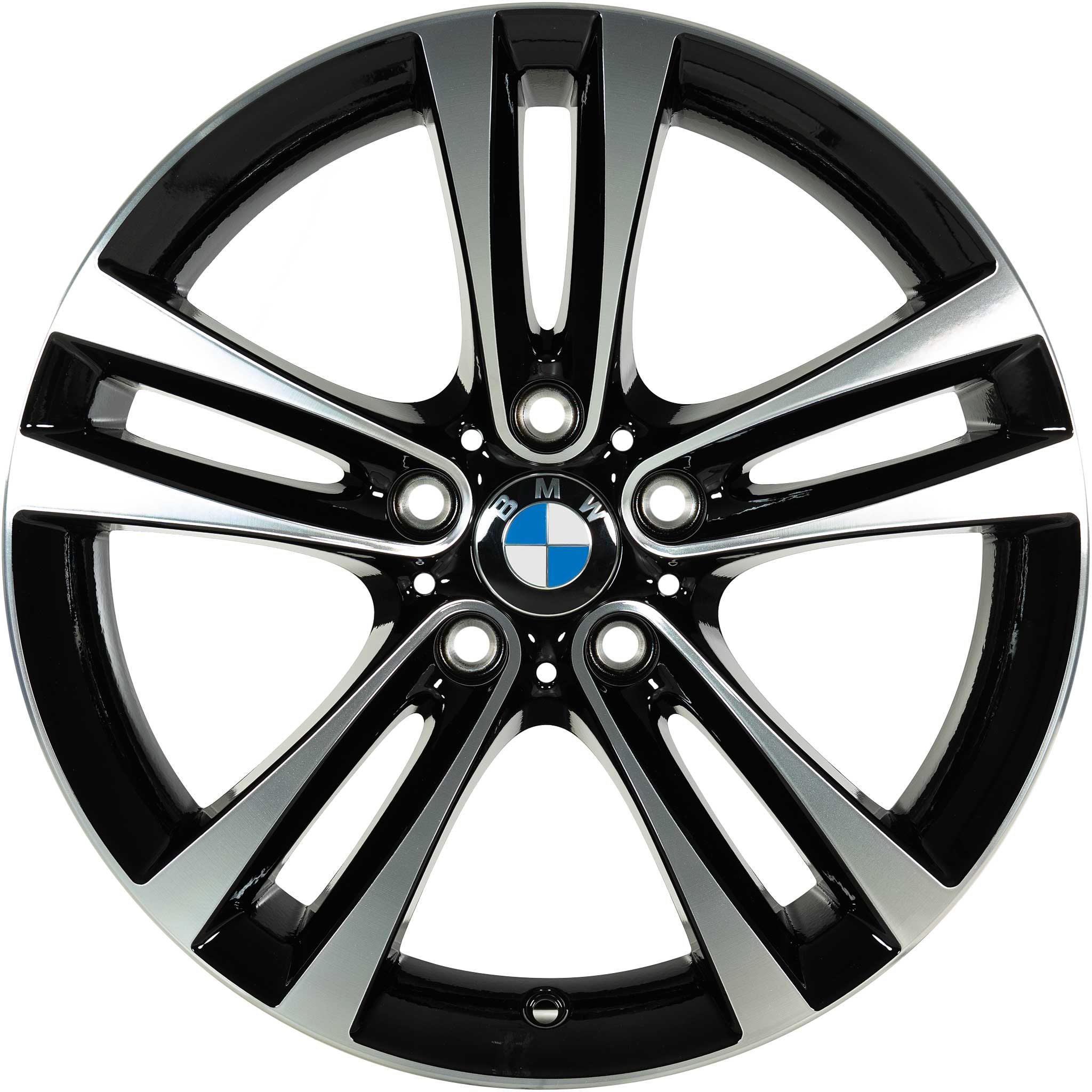 BMW 397 Jet Black with Bright Turned Alloy Wheel Product Image #1