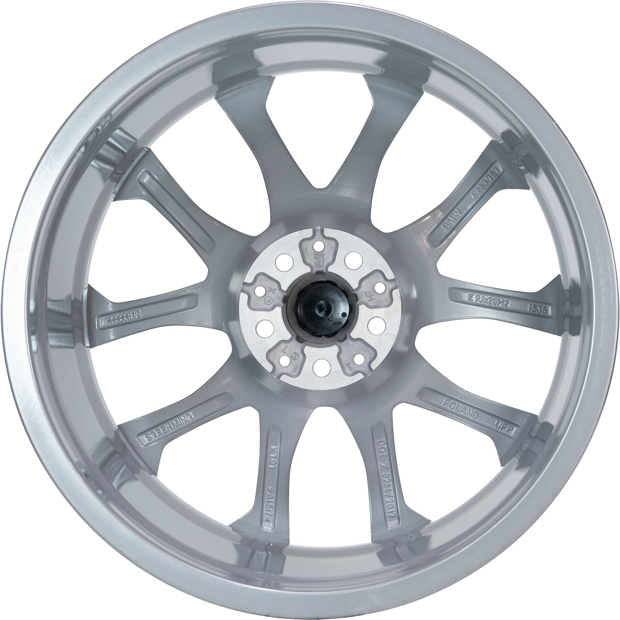 BMW 738 Ferric Grey with Bright Turned Alloy Wheel Product Image #3