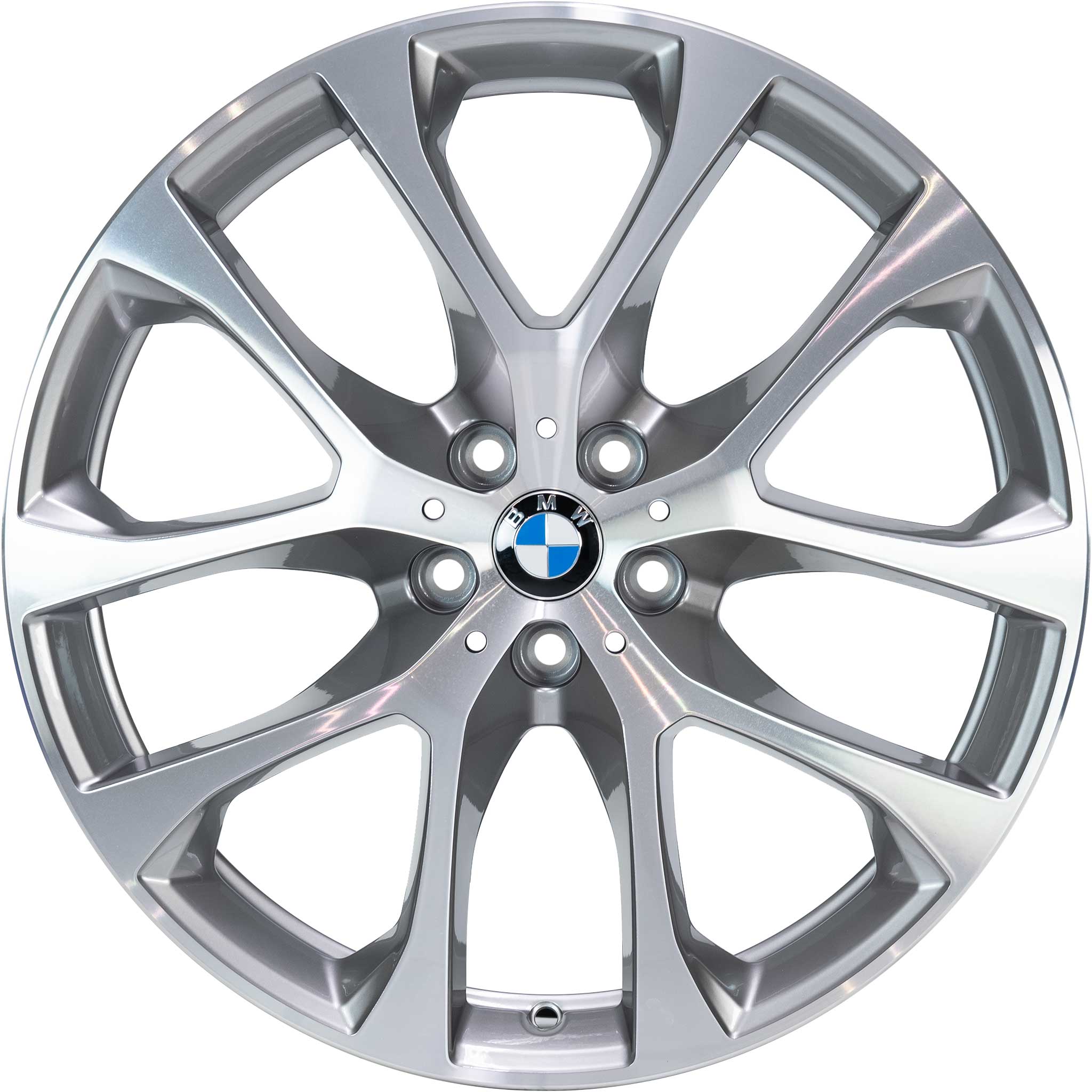 BMW 738 Ferric Grey with Bright Turned Alloy Wheel Product Image #1