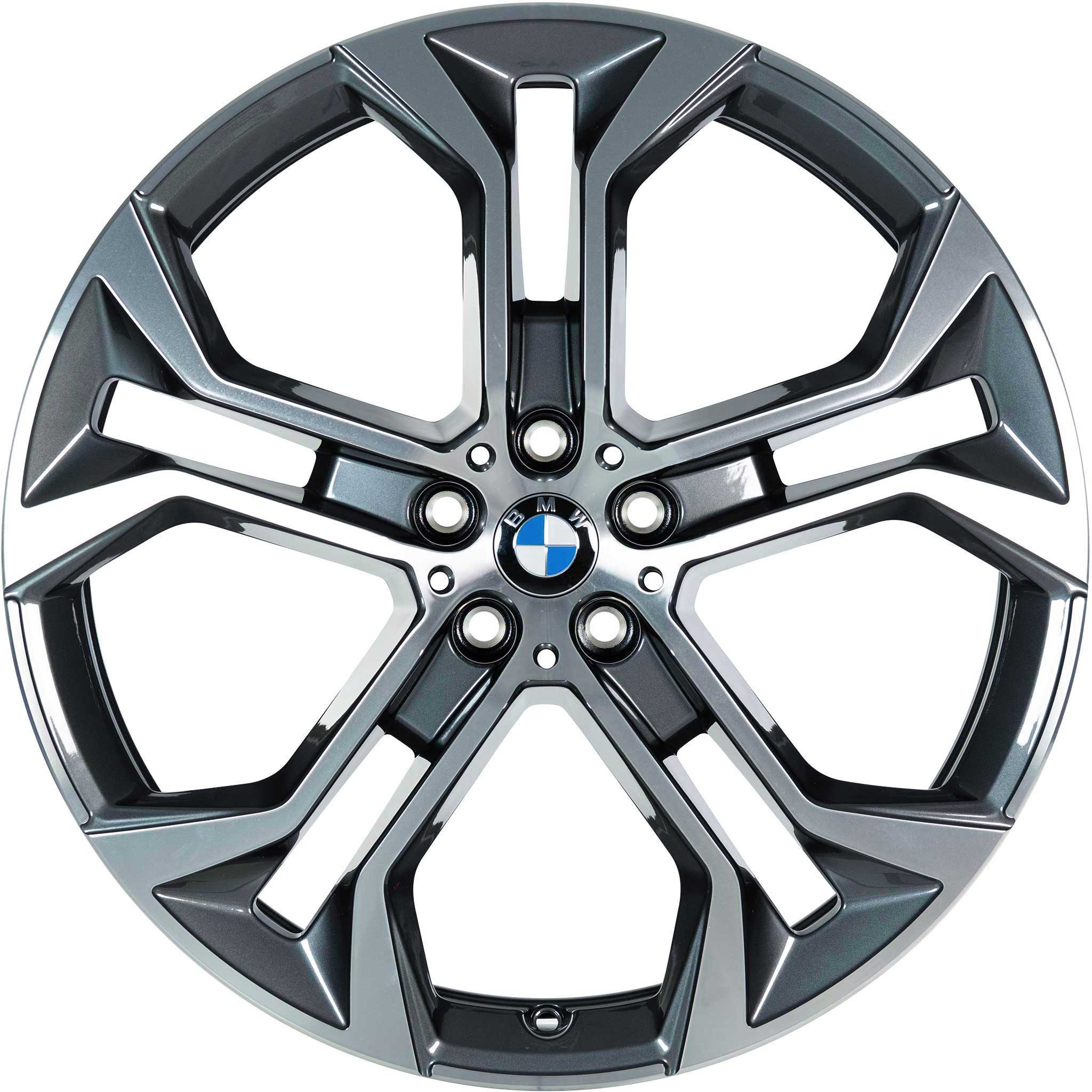 BMW 744 Orbit Grey with Bright Turned Alloy Wheel Product Image #1