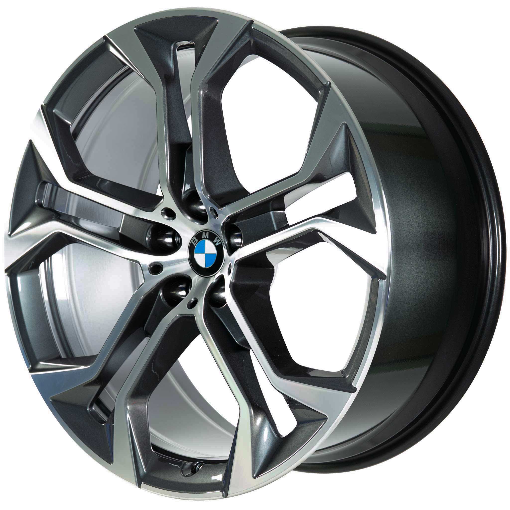 BMW 744 Orbit Grey with Bright Turned Alloy Wheel Product Image #2