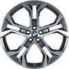 BMW 744 Orbit Grey with Bright Turned Wheel Img 1