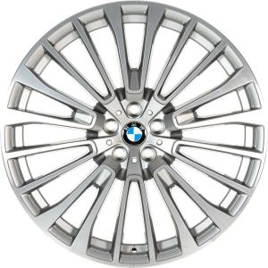 BMW 757 Ferric Grey with Bright Turned Alloy Wheel for BMW X7 G07 - Sizes 22in