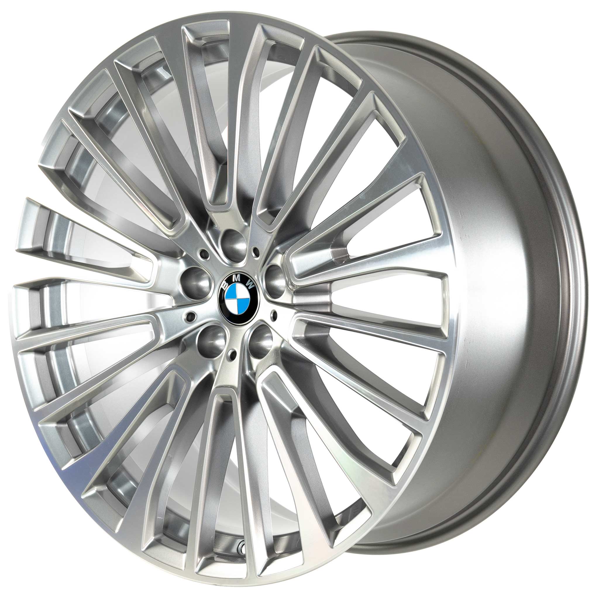 BMW 757 Ferric Grey with Bright Turned Alloy Wheel Product Image #2