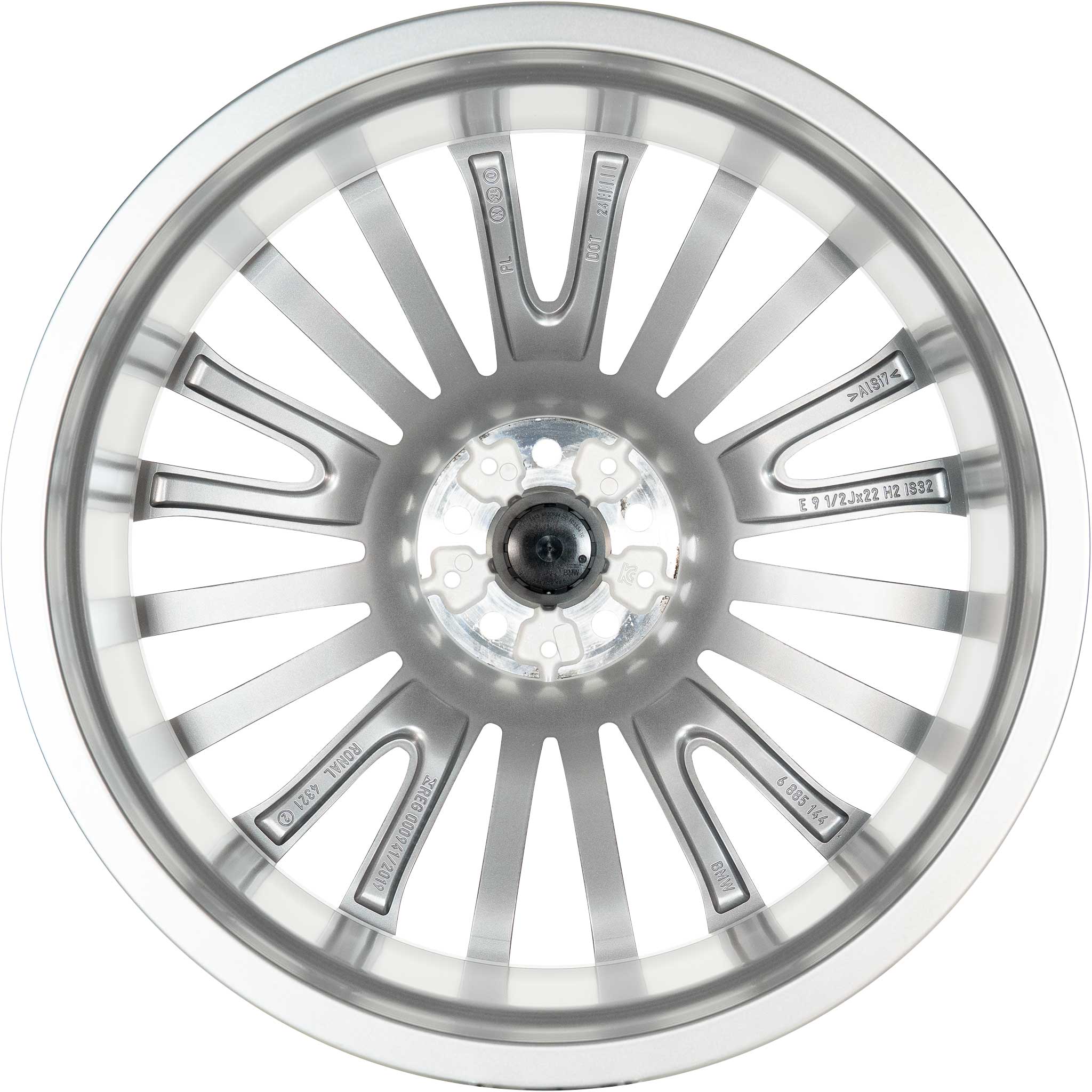 BMW 757 Ferric Grey with Bright Turned Alloy Wheel Product Image #3