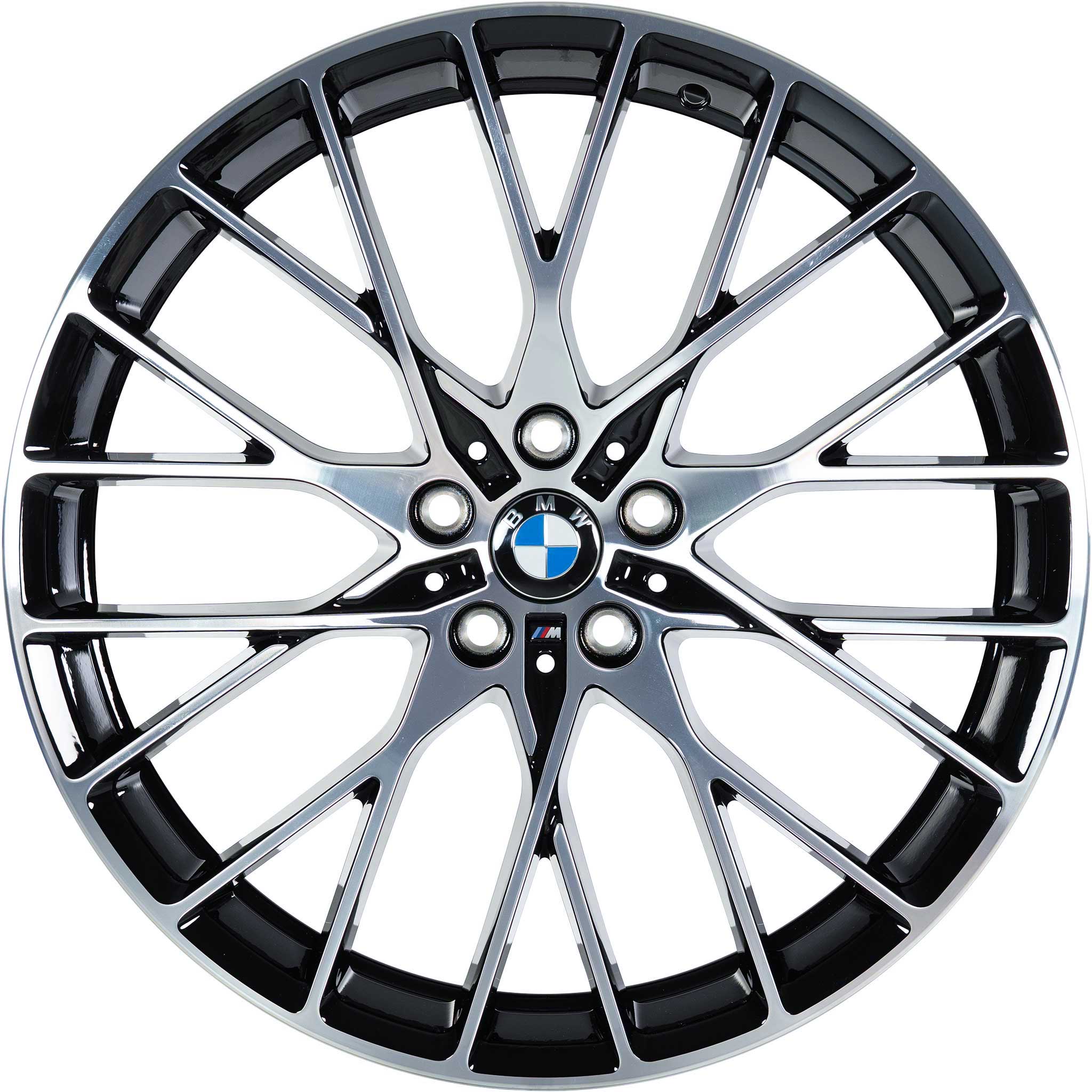 BMW 794M Forged Jet Black with Bright Turned Alloy Wheel Product Image #1