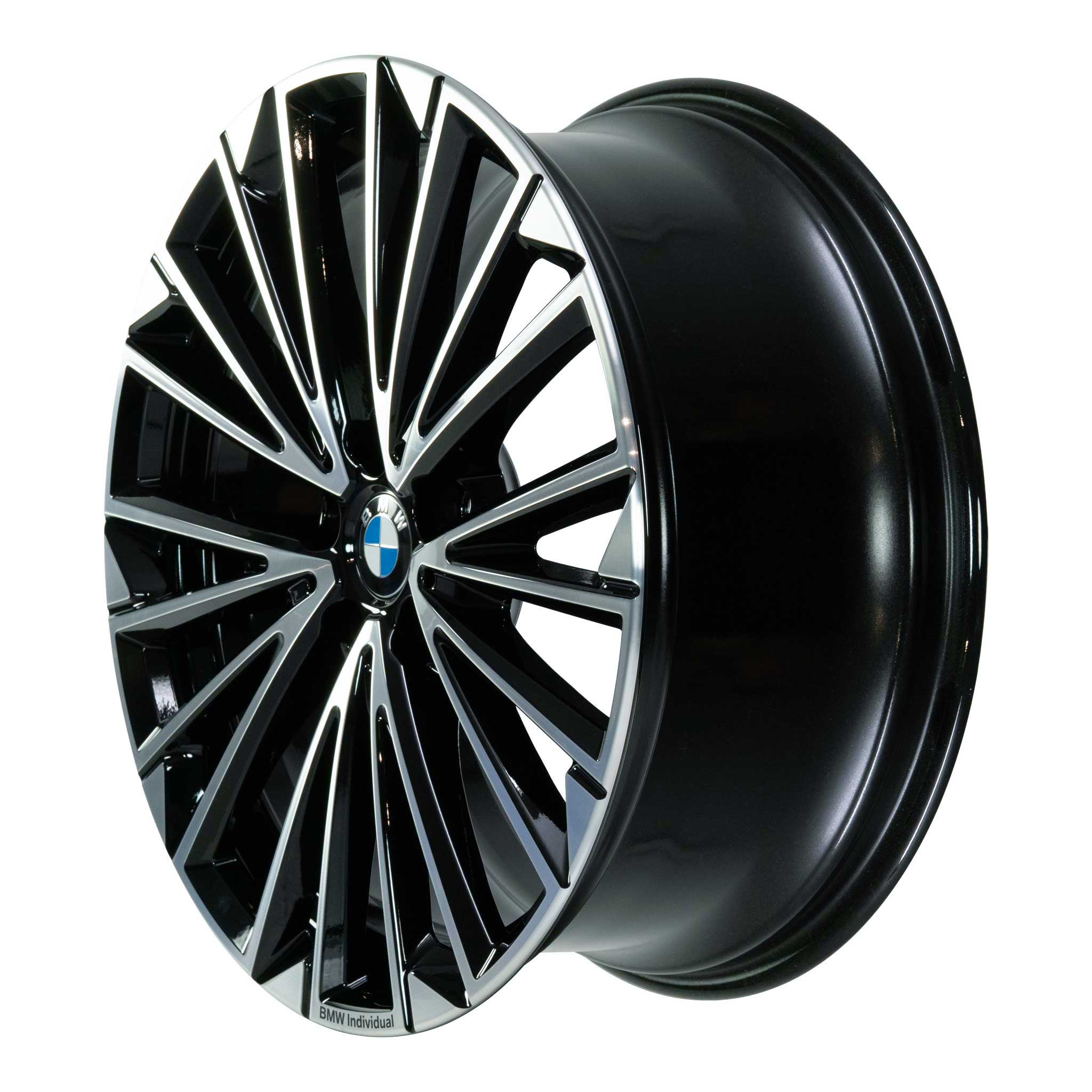BMW 839I Jet Black with Bright Turned Alloy Wheel Product Image #2