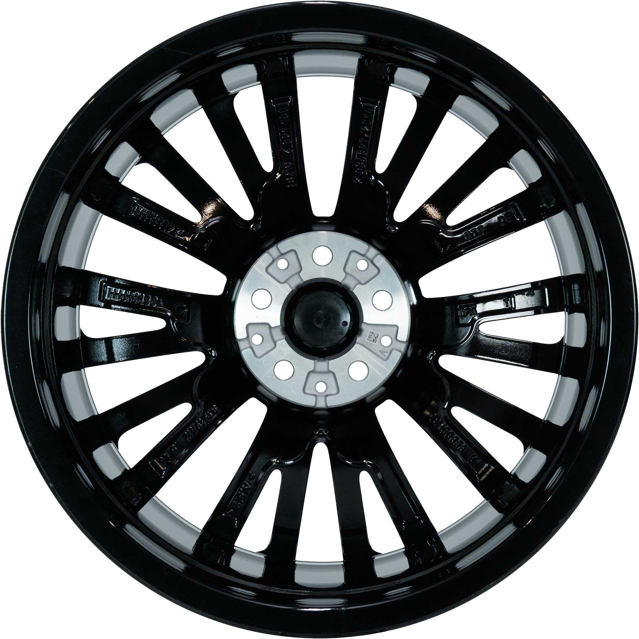 BMW 839I Jet Black with Bright Turned Alloy Wheel Product Image #3