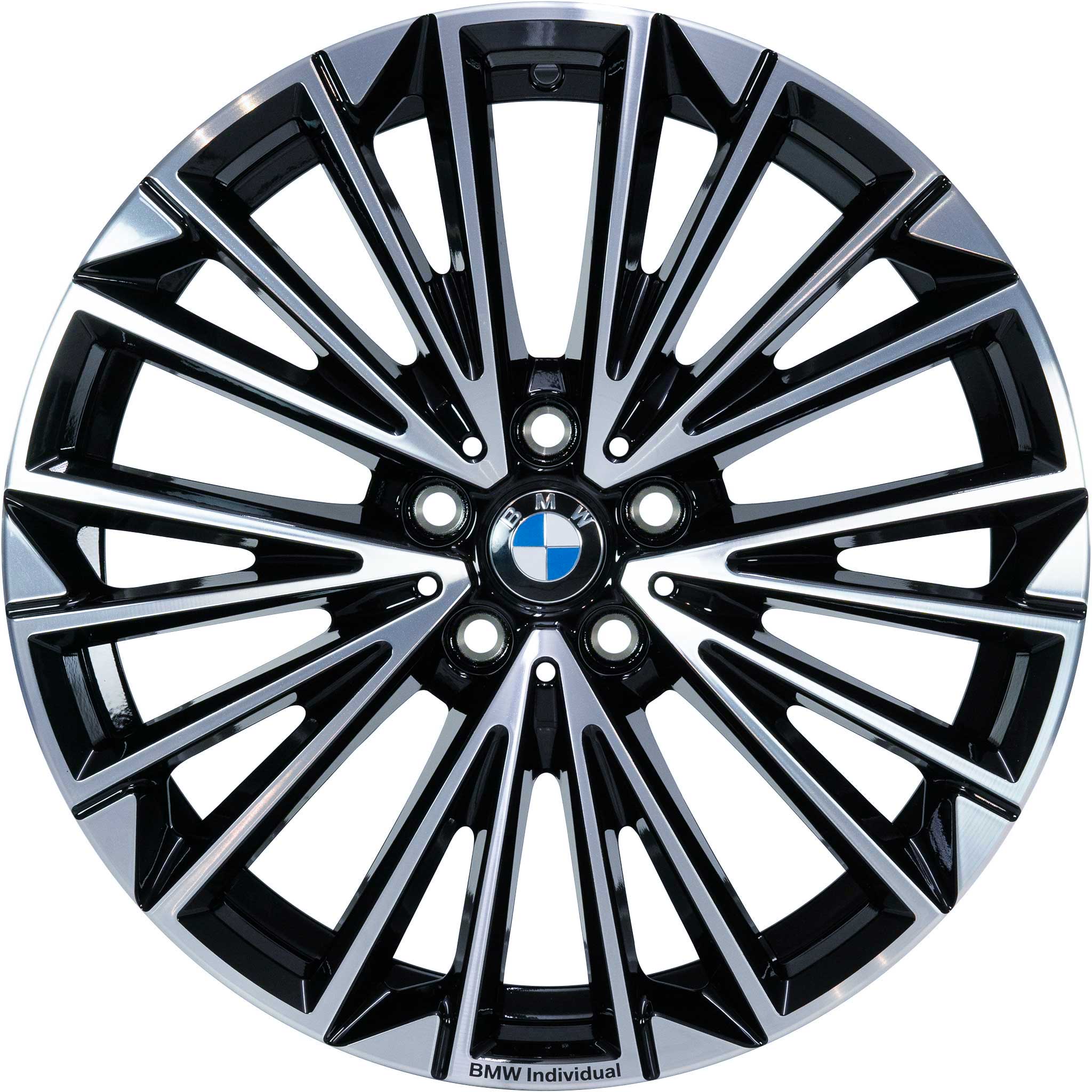 BMW 839I Jet Black with Bright Turned Alloy Wheel Product Image #1