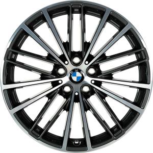 19" BMW 635 Orbit Grey with Bright Turned alloy wheel