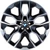BMW 913M Midnight Grey with Bright Turned and Silver Inserts Wheel Img 1