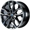 BMW 913M Midnight Grey with Bright Turned and Silver Inserts Wheel Img 2