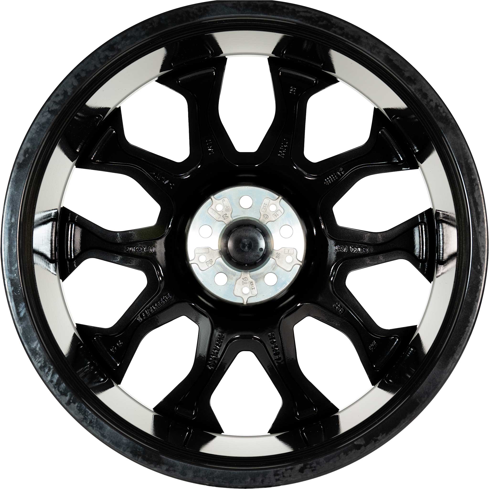 BMW 913M Midnight Grey with Bright Turned and Silver Inserts Alloy Wheel Product Image #3