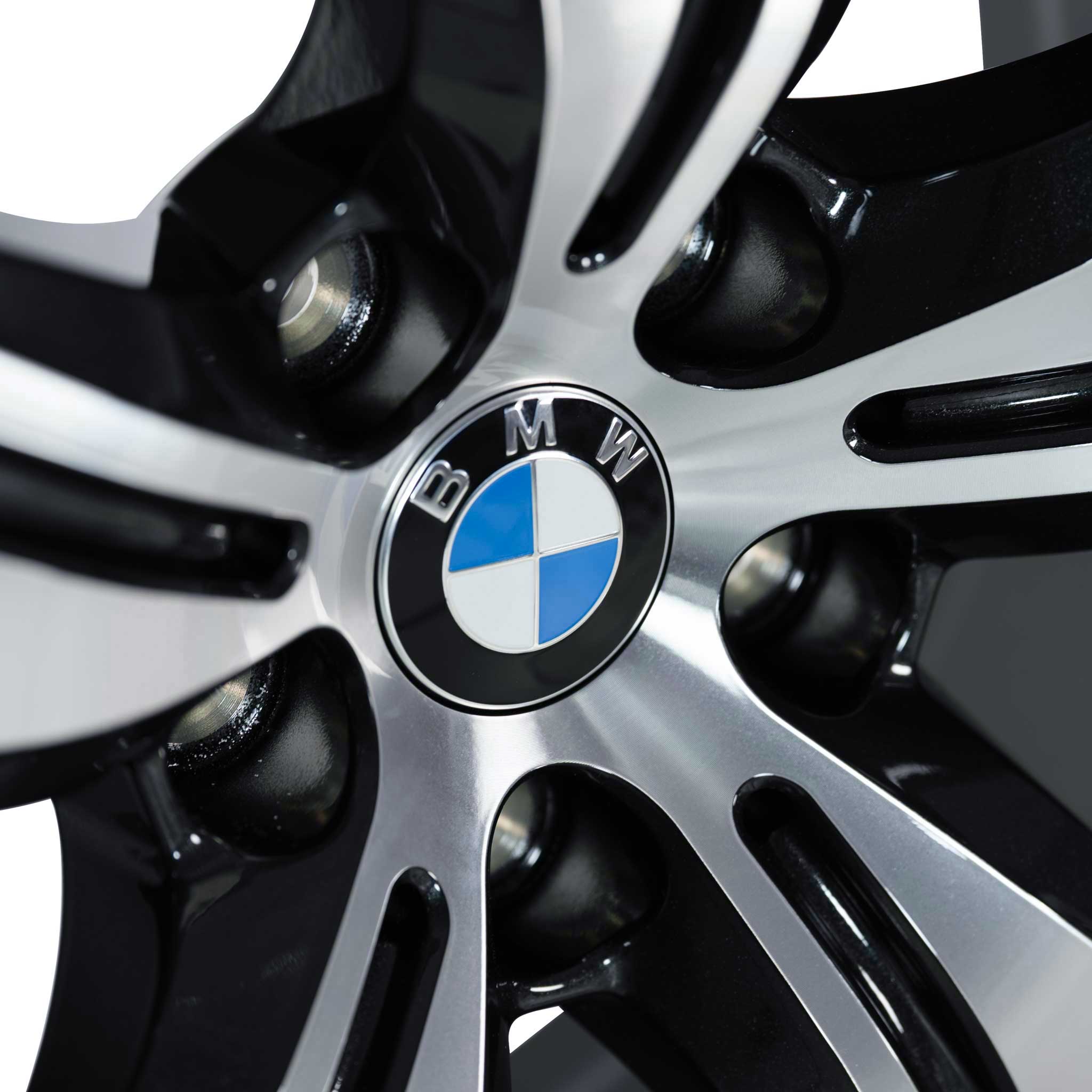 BMW 852 Midnight Grey with Bright Turned and Silver Inserts Alloy Wheel Product Image #4