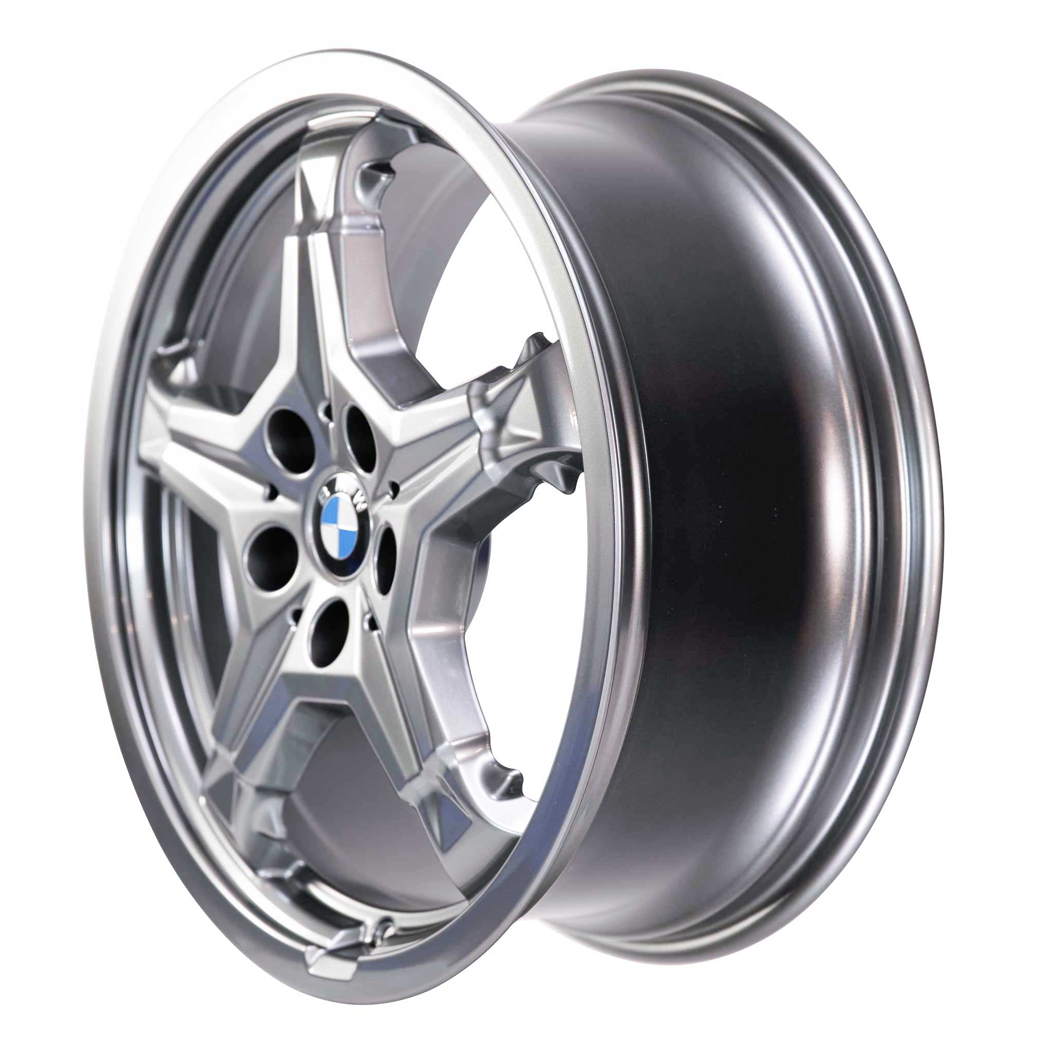 BMW 866 Lightning Grey With Bright Turned Alloy Wheel Product Image #2