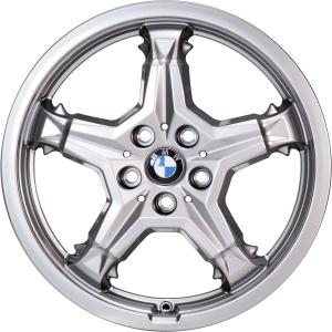 18" BMW 866 Lightning Grey With Bright Turned alloy wheel