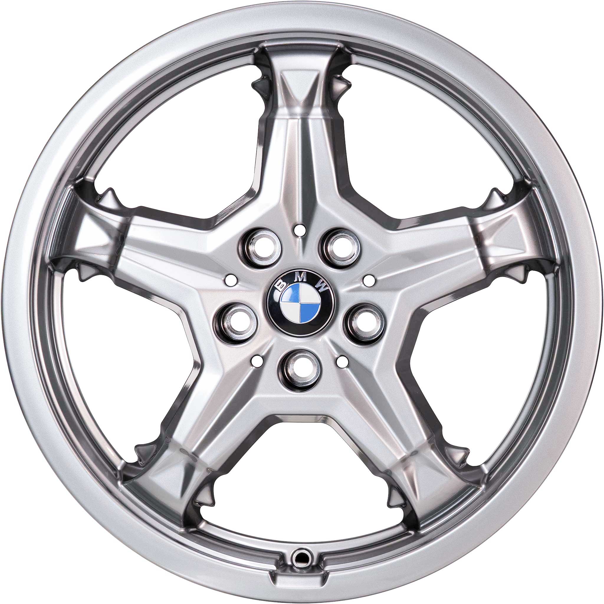 BMW 866 Lightning Grey With Bright Turned Alloy Wheel Product Image #1