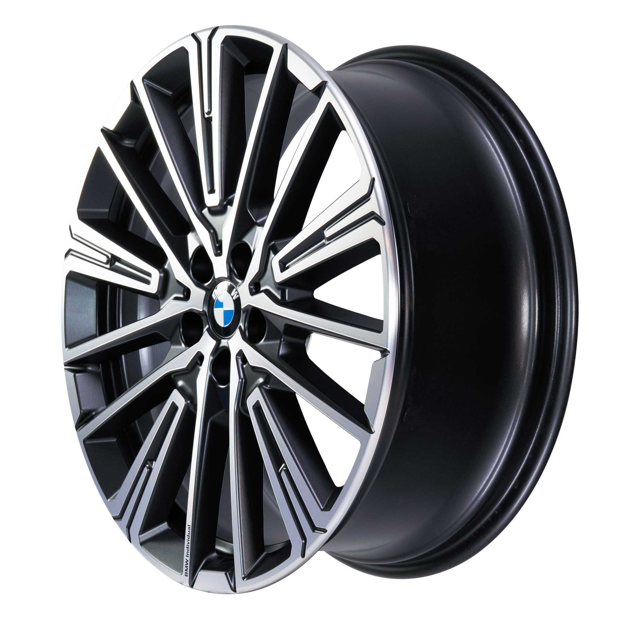 BMW 869I Frozen Midnight with Bright Turned Alloy Wheel Product Image #2