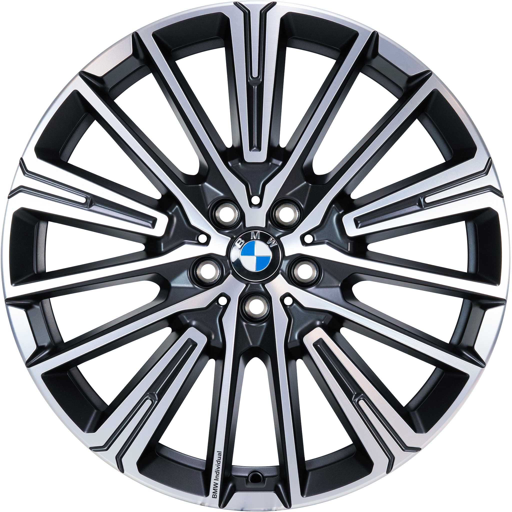 BMW 869I Frozen Midnight with Bright Turned Alloy Wheel Product Image #1