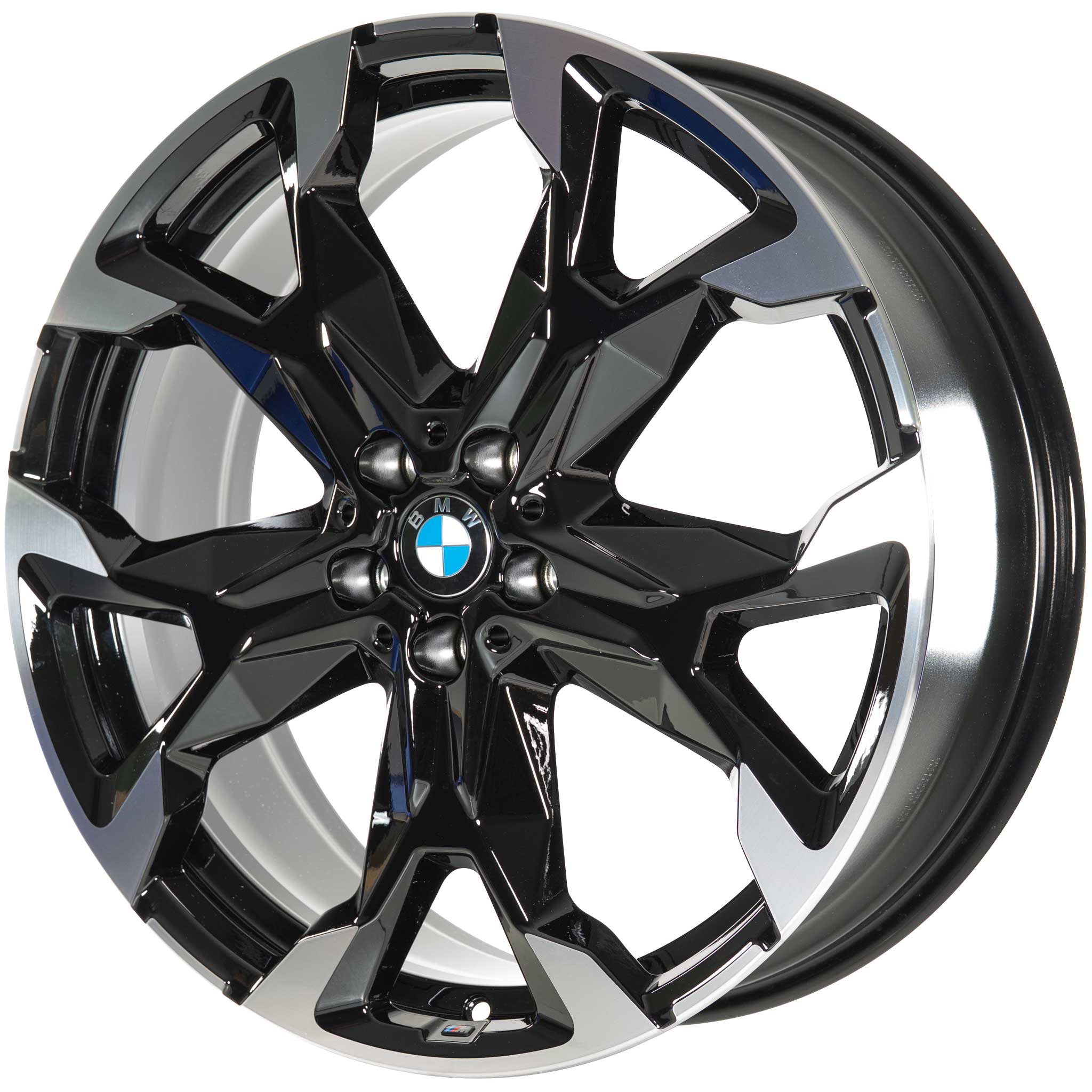 BMW 874M Jet Black Matt with Bright Turned Alloy Wheel Product Image #2