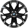 BMW 874M Jet Black Matt with Bright Turned Wheel Img 1