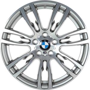 19" BMW 403M Ferric Grey with Bright Turned alloy wheel