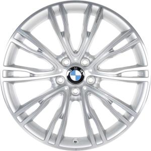 BMW 551i Silver with Bright Turned Alloy Wheel for BMW X5 M F85 - Sizes 20in