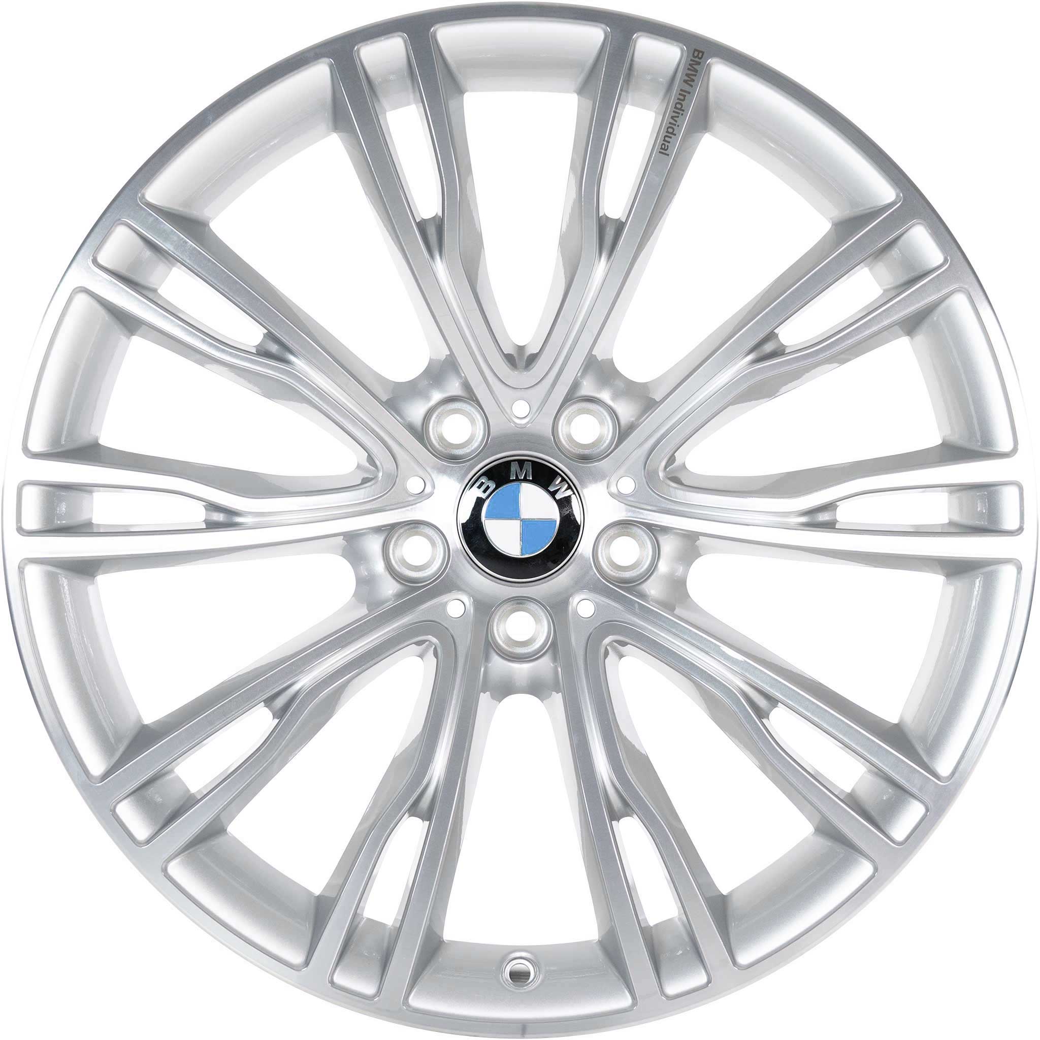 BMW 551i Silver with Bright Turned Alloy Wheel Product Image #1