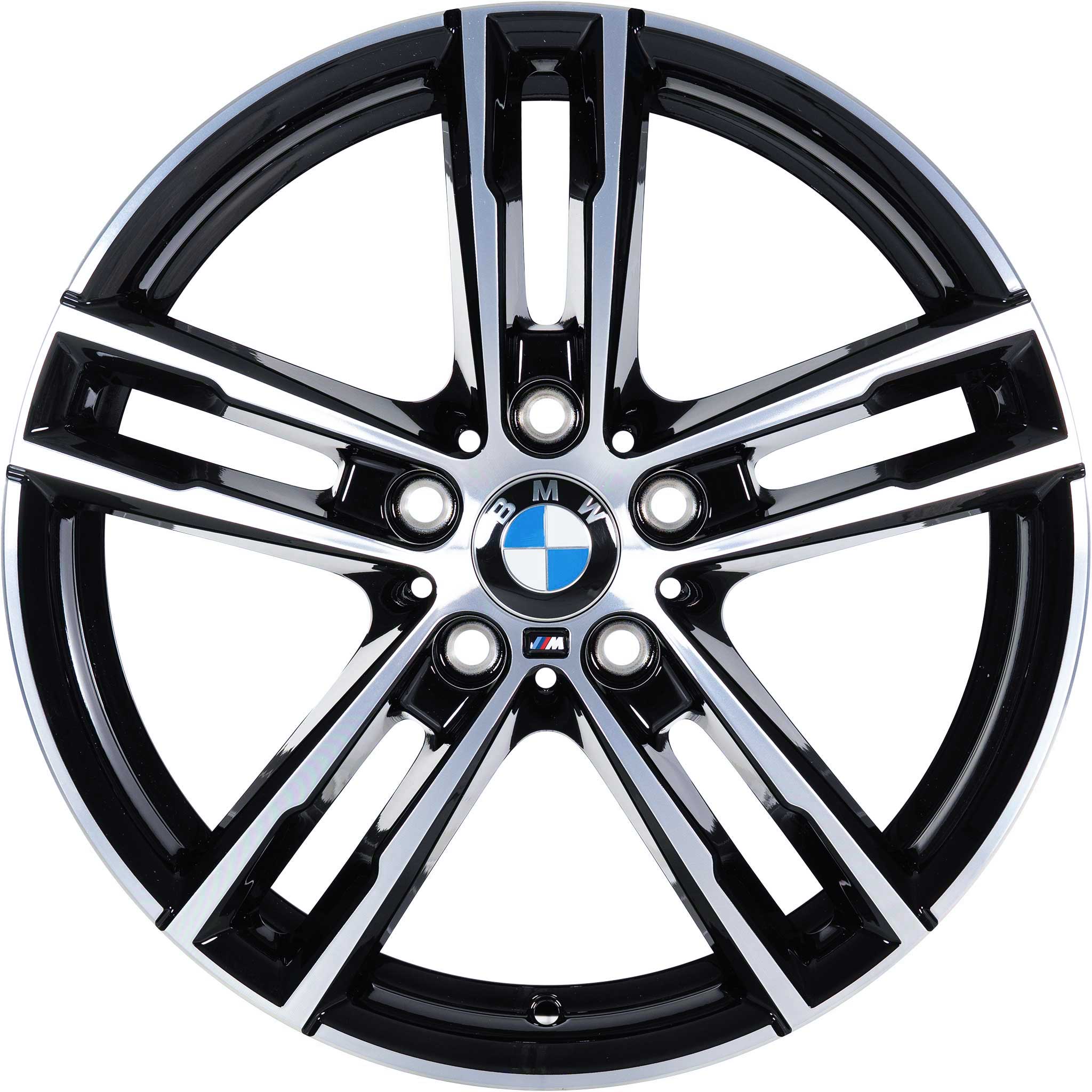BMW 719M Black with Bright Turned Alloy Wheel Product Image #1