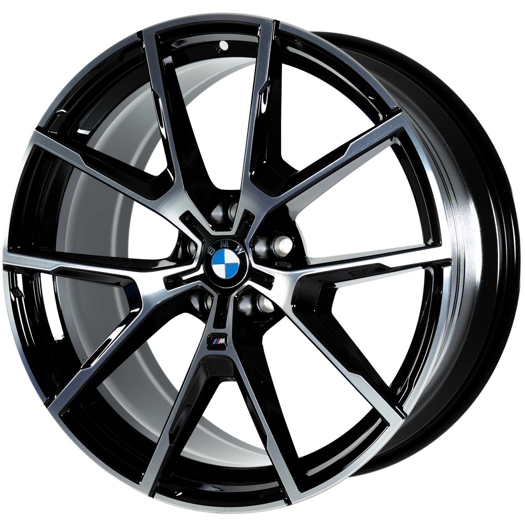 BMW 728M Jet Black with Bright Turned Alloy Wheel Product Image #2
