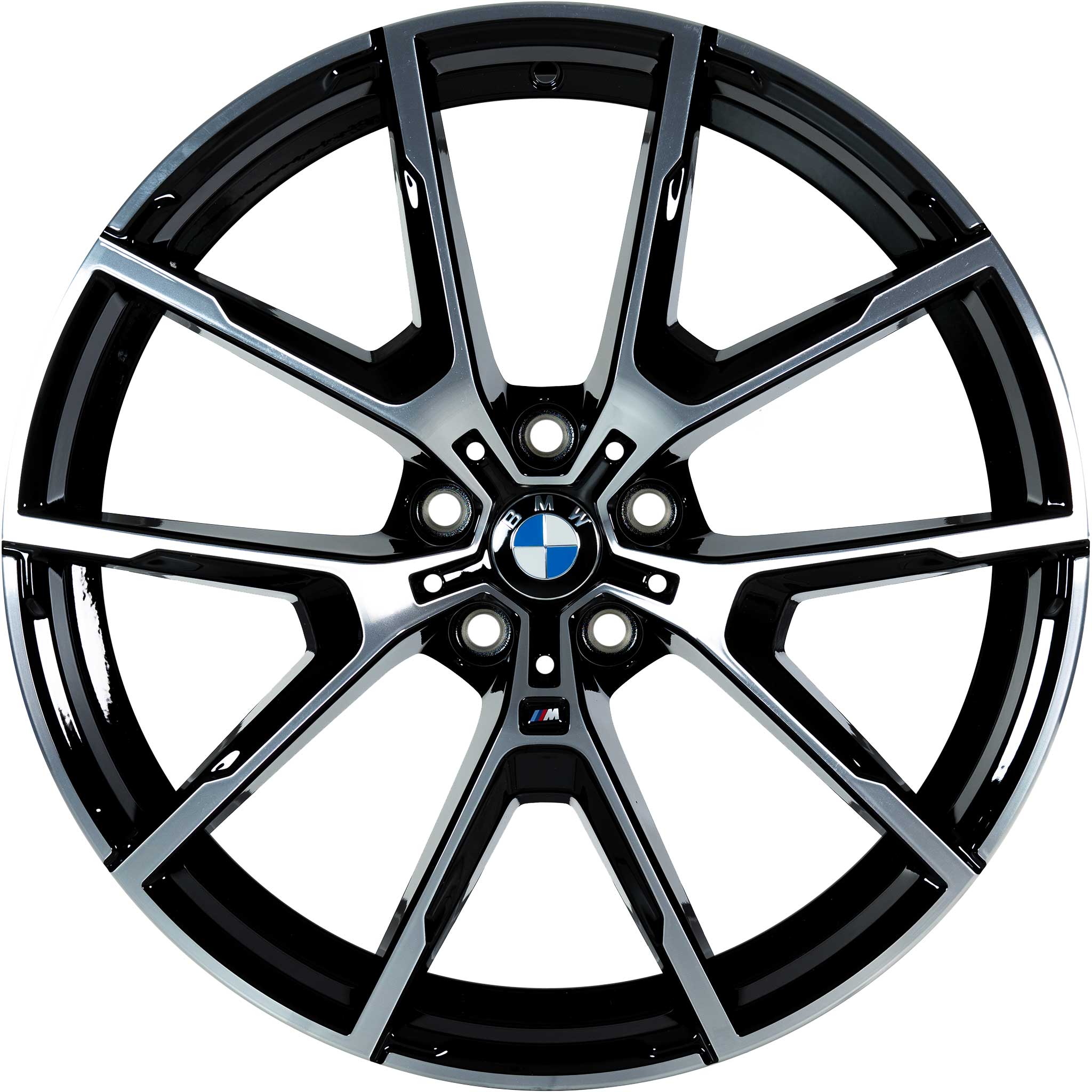BMW 728M Jet Black with Bright Turned Alloy Wheel Product Image #1