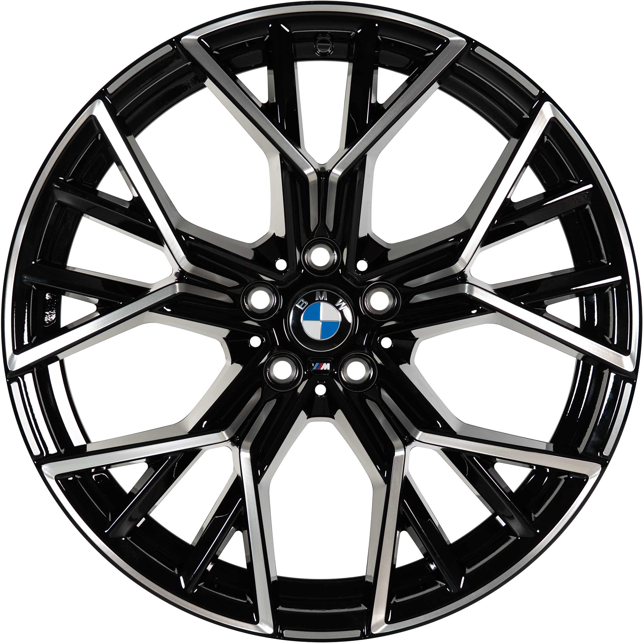 BMW 811M Jet Black with Bright Turned Alloy Wheel Product Image #1