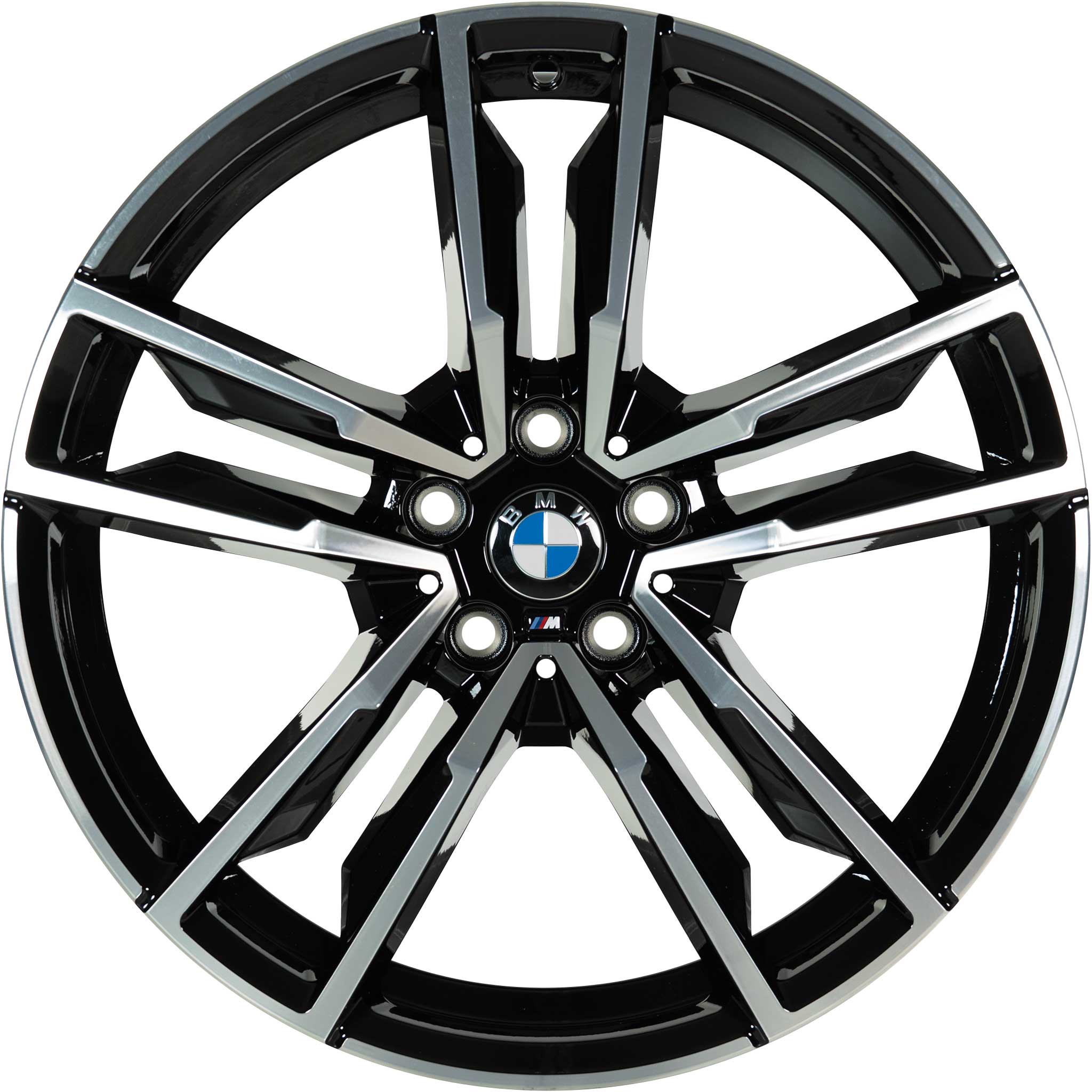 BMW 799M Jet Black with Bright Turned Alloy Wheel Product Image #1