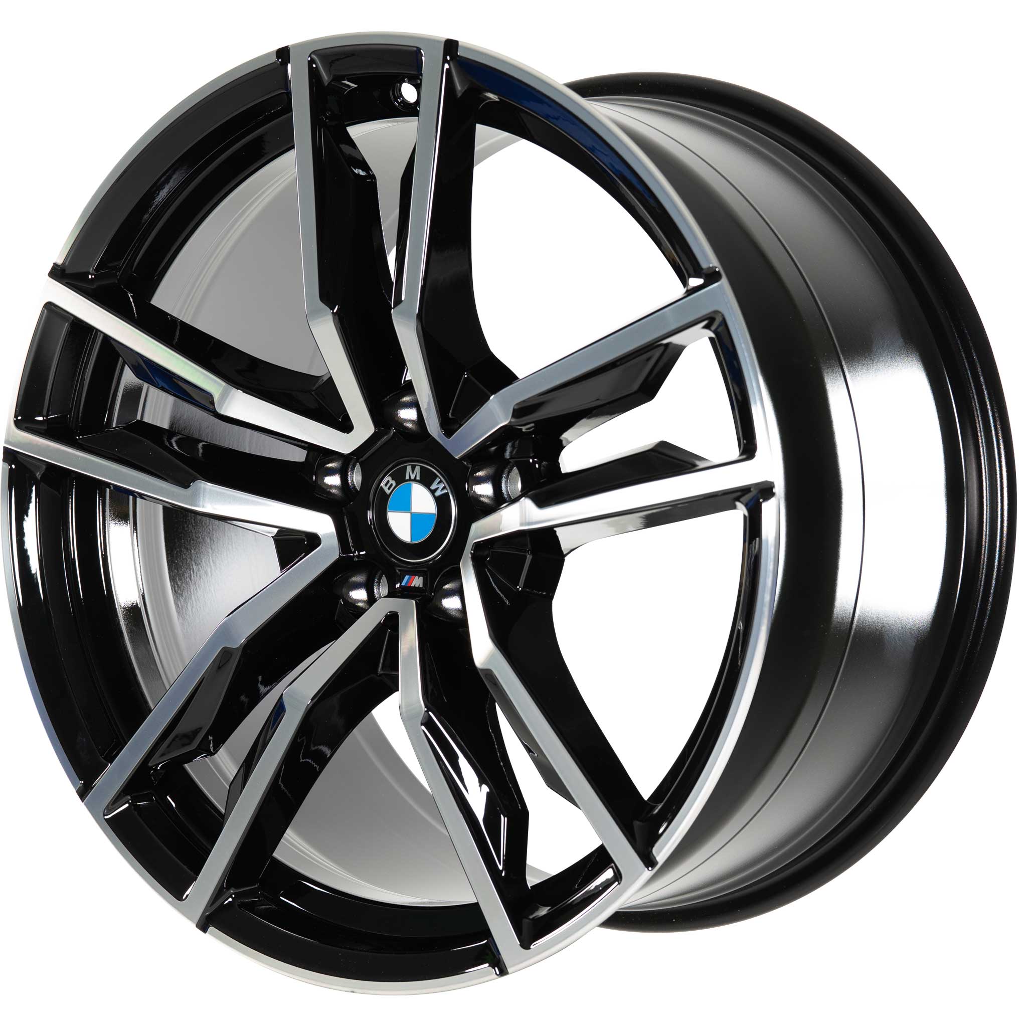 BMW 799M Jet Black with Bright Turned Alloy Wheel Product Image #2