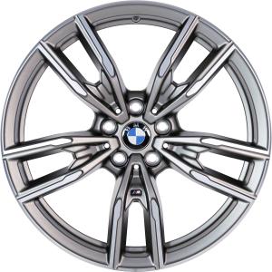 19" BMW 792M Cerium Grey with Bright Turned alloy wheel