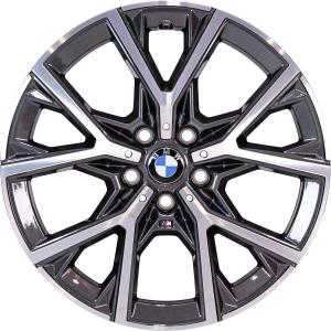 18" BMW 553M Orbit Grey with Bright Turned alloy wheel