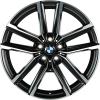 BMW 797M Jet Black Matt with Bright Turned Wheel Img 1