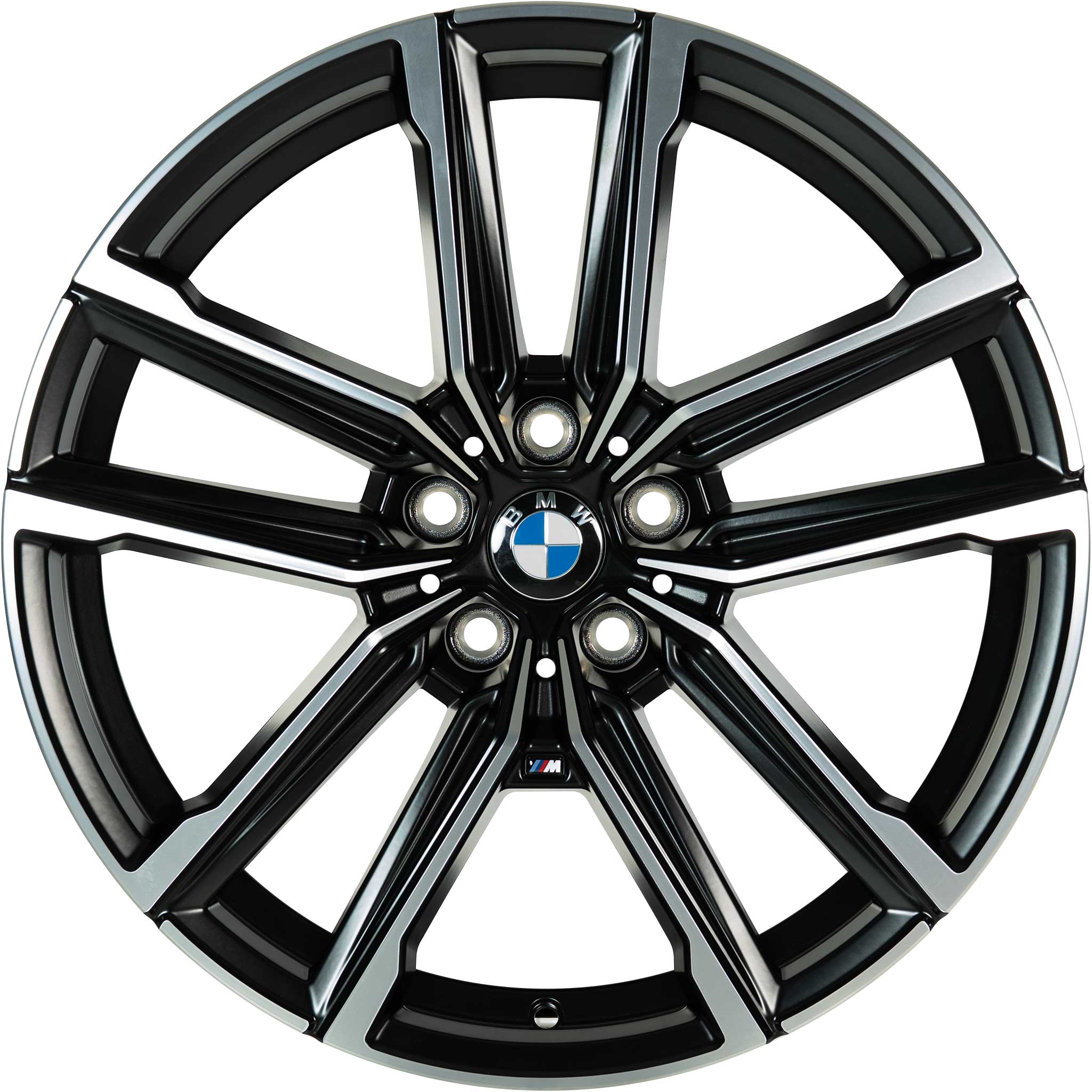 BMW 797M Jet Black Matt with Bright Turned Alloy Wheel Product Image #1