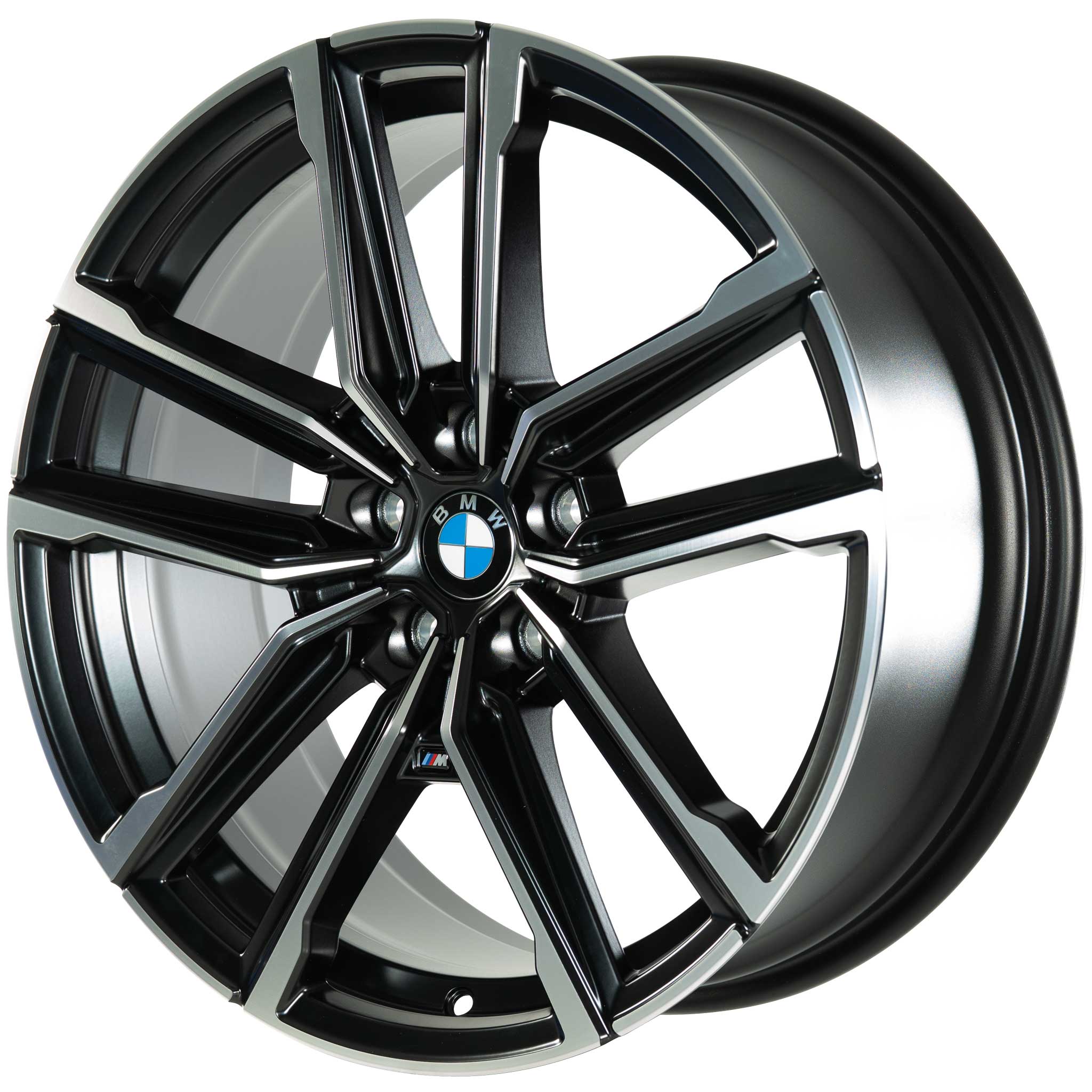 BMW 797M Jet Black Matt with Bright Turned Alloy Wheel Product Image #2