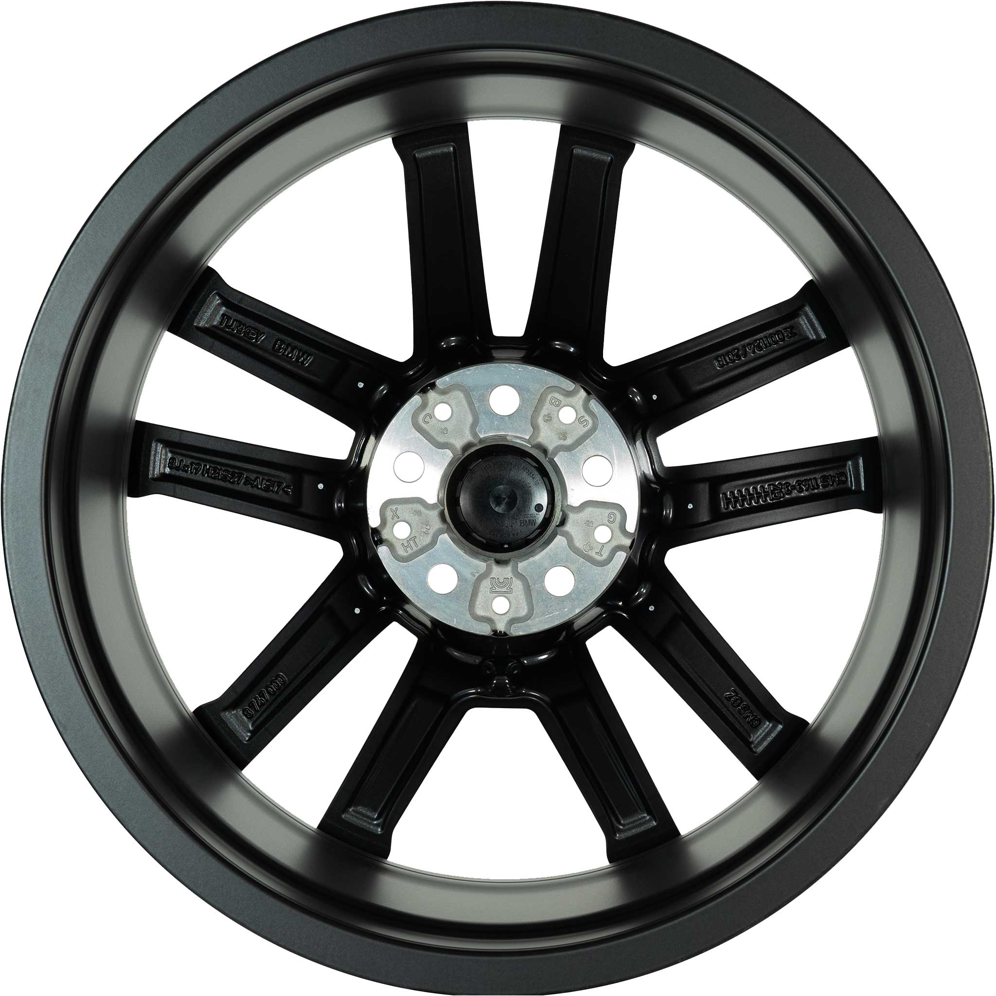 BMW 797M Jet Black Matt with Bright Turned Alloy Wheel Product Image #3