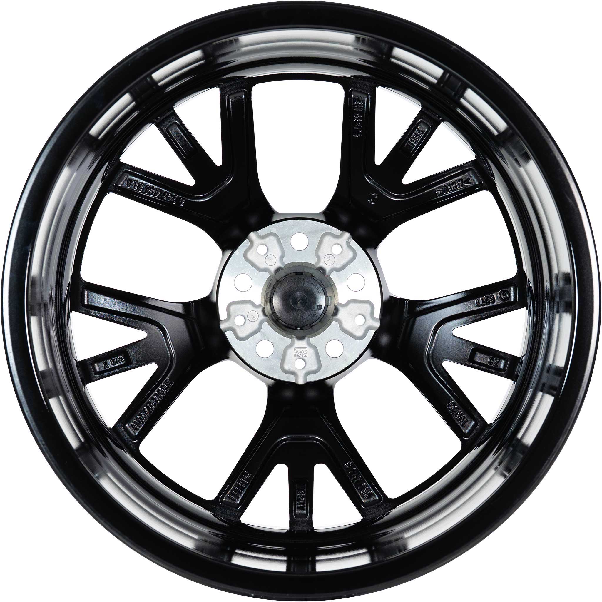 BMW 845M Jet Black with Bright Turned Alloy Wheel Product Image #3