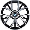 BMW 845M Jet Black with Bright Turned Wheel Img 1