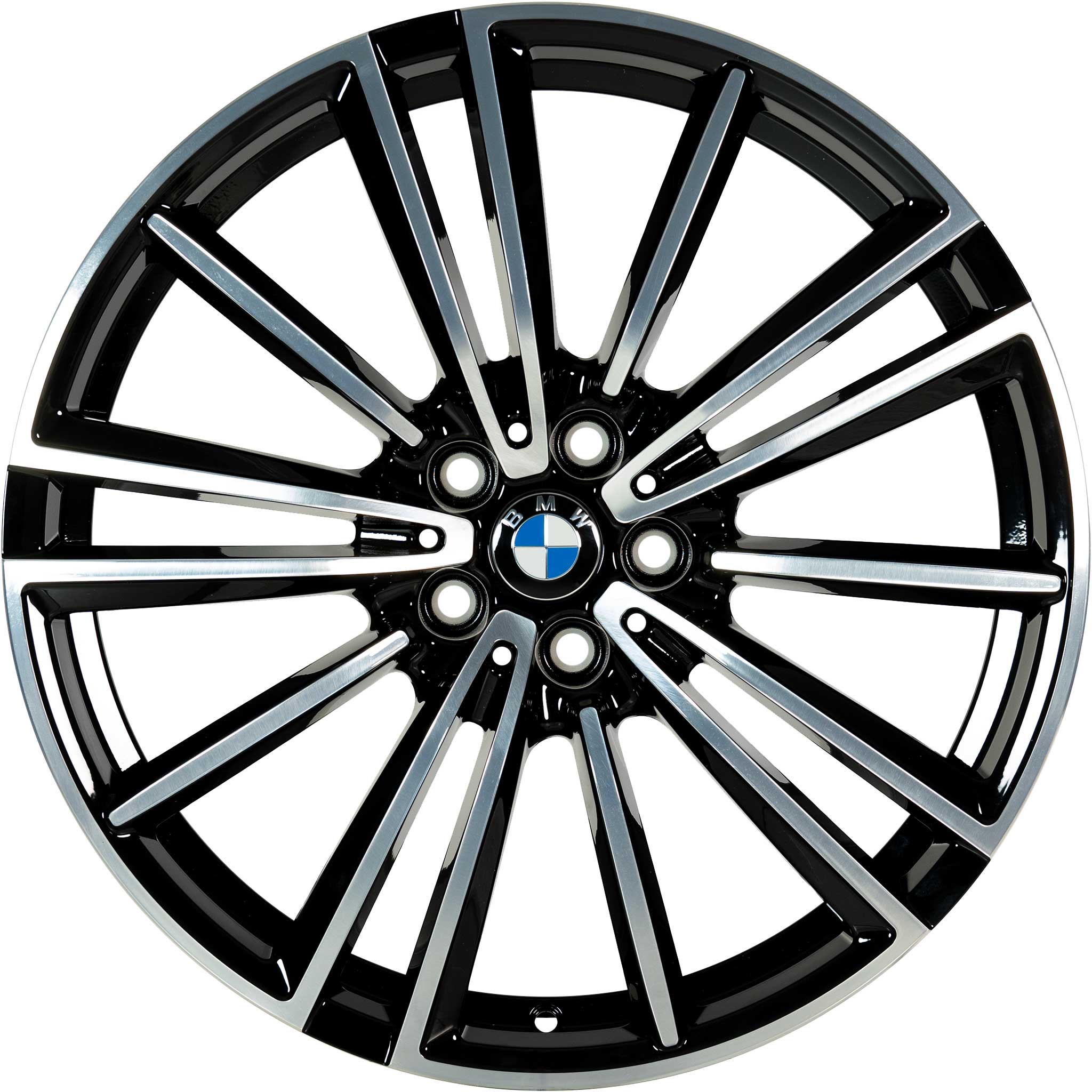BMW 516 Black with Bright Turned Alloy Wheel Product Image #1