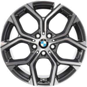 18" BMW 579 Orbit Grey with Bright Turned alloy wheel